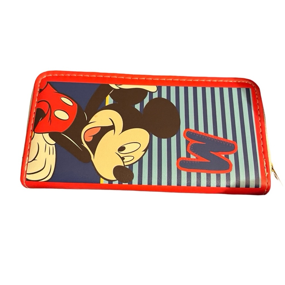 Mickey Mouse Wallet with Red Trim - Picture 2 of 6